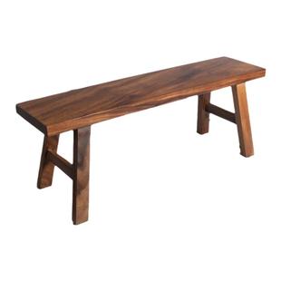 南美胡桃木长板凳奥坎实木条凳换鞋凳红木凳中式简约凳子原木茶凳