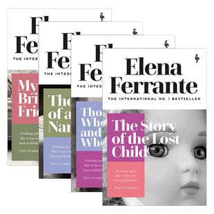 那不勒斯四部曲1-4册 新版 英文原版 Neapolitan Quartet 埃莱娜费兰特 HBO我的天才女友文学小说 Elena Ferrante 进口英语书籍