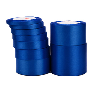 4cm宽蓝丝带缎带绸带婚庆彩带红丝带蝴蝶结礼品包装彩带织带包邮