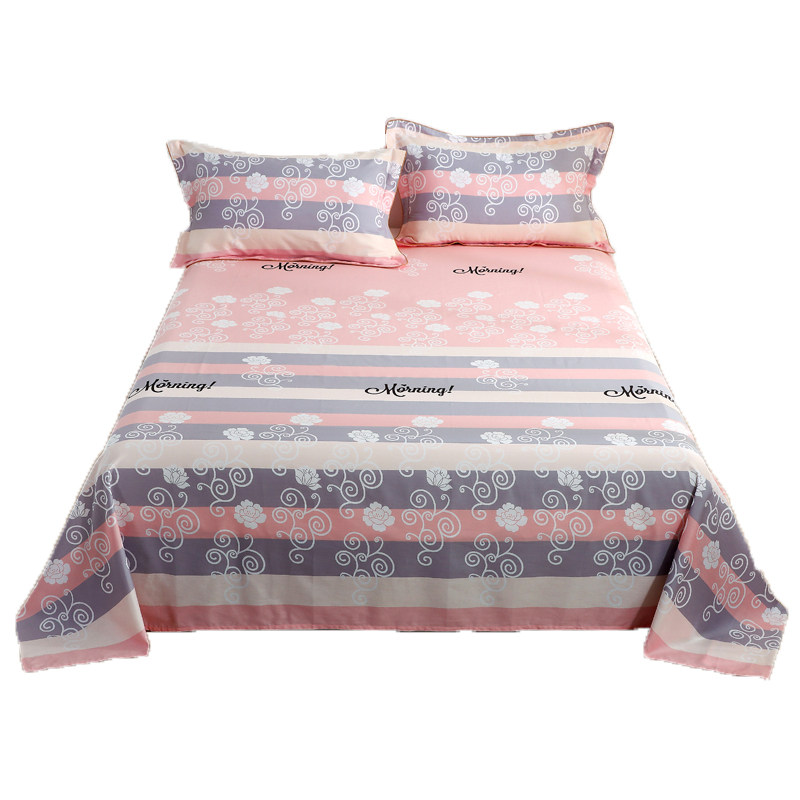 100%纯棉床单单件单人双人床全棉秋冬大炕单1.8米1.5米2米定做