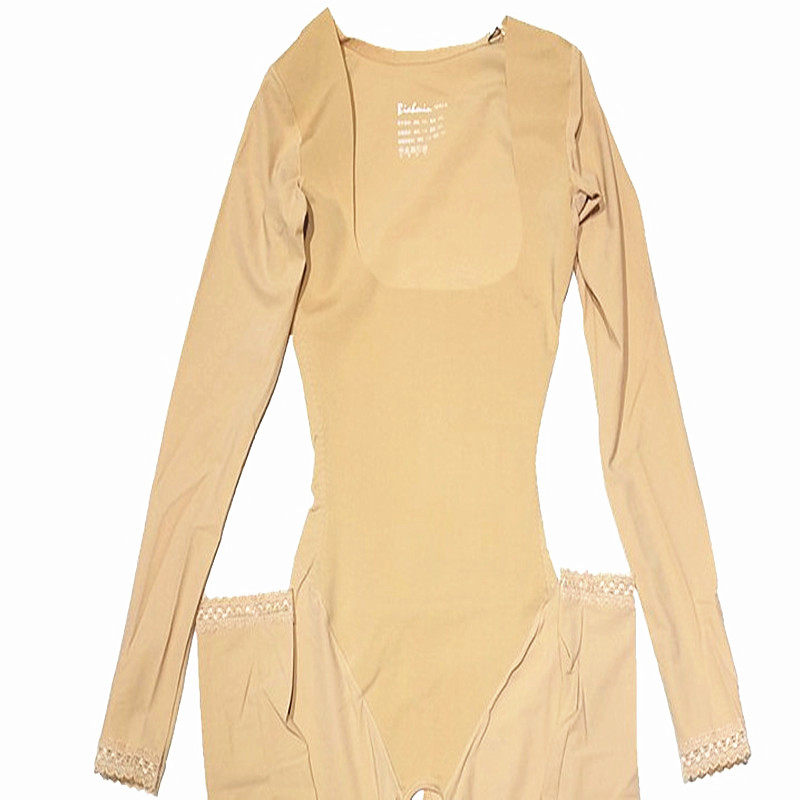 新款专柜正品贝佳人长袖连体塑身衣 保暖衣美体衣B61516