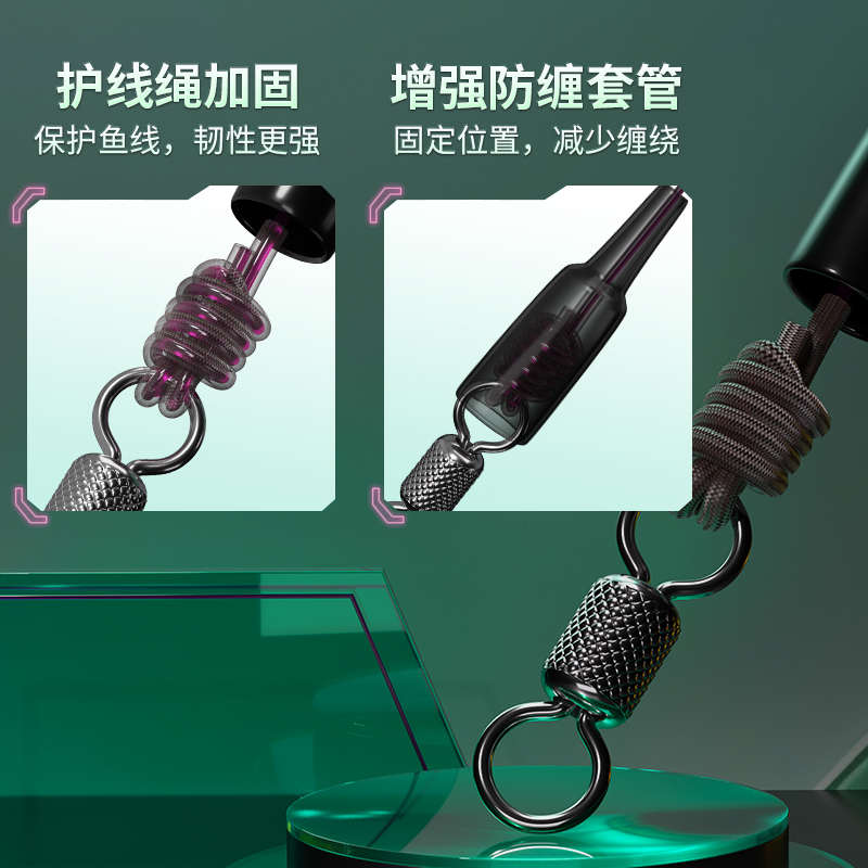 詹品无铅灵顿拖钓成品主线组黑坑标塘巨物草鱼青鱼鲢鳙无结双加固