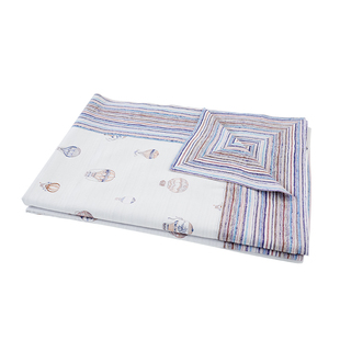 阳春小镇夏凉盖毯空调被毛巾被凉感家用午睡沙发亚麻成人空调盖毯