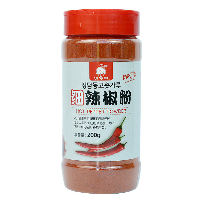清潭洞辣椒粉细韩式辣椒粉辣椒面韩国泡菜辣椒粉专用干辣椒调味品