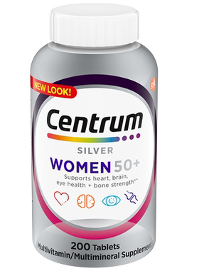 Centrum善存海外银片中老年女性复合维生素200粒VE