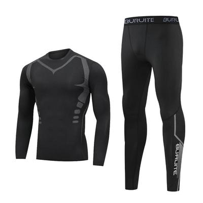 运动加绒高弹力保暖内衣步锐特