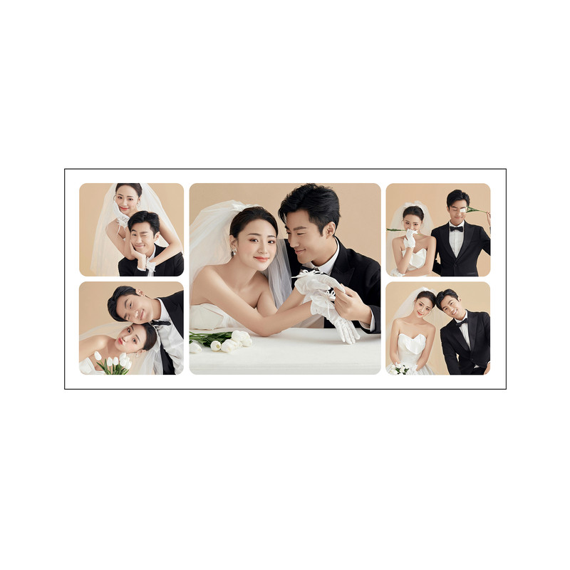 定制多宫格情侣婚纱照相框