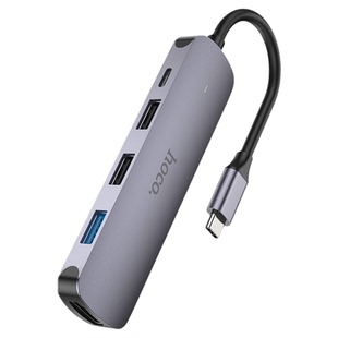 HOCO/浩酷 HB27易朗Type-C多功能转换器 HDTV+USB3.0+USB2.0*2+PD