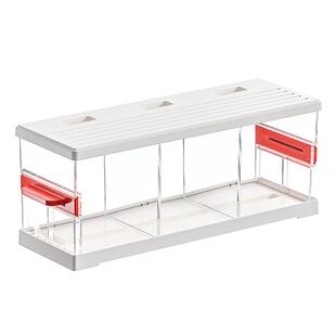 斗鱼缸三缸多格2025新款孵化繁殖桌面造景摆件网红鱼苗隔离盒产房