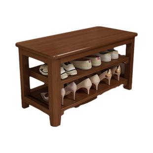 入户门换鞋凳门口家用鞋架实木可坐鞋柜坐凳一体长条凳极窄进门凳