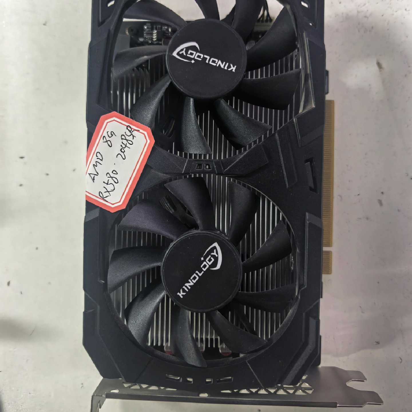 卡诺基RX580 8G，双风扇，8G显存 还行，正常用，【议价品】图片