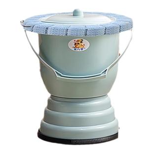 老人起夜神器高脚痰盂家用卧室坐便移动马桶带盖防臭尿盆孕妇专用