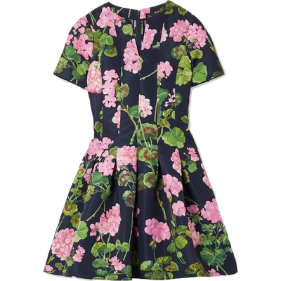 【折扣】Oscar de la Renta 早春女印花迷你短袖连衣裙