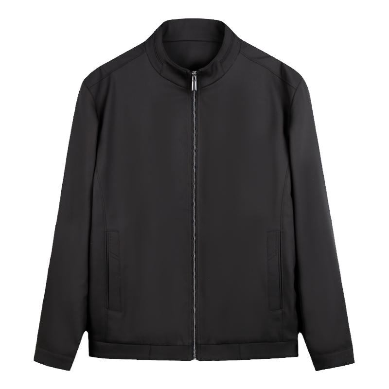 才子立领棉服男士2025冬季加厚保暖修身商务休闲短款棉衣夹克外套