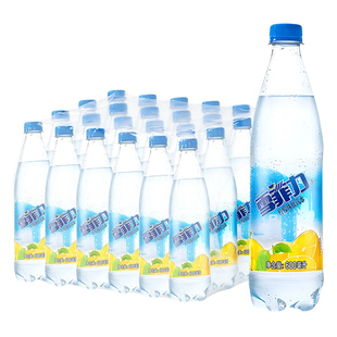 可口可乐雪菲力盐汽水600ml*24瓶整箱 柠檬口味防暑降温汽水饮料
