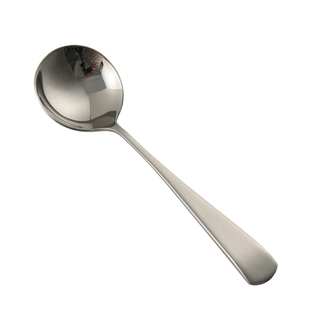 304不锈钢长柄勺子家用圆头饭勺汤匙调羹2只装儿童勺创意汤勺小号