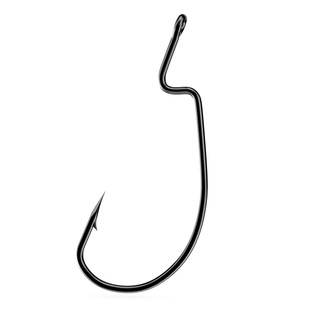画纪曲柄钩路亚宽腹鱼钩加强曲柄钩亮片软饵窄腹细条微物鲈鳜鱼钓