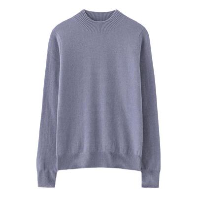 思诺芙德半高领100%山羊绒衫