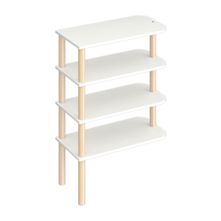 楼梯鞋架阶梯式多层鞋架家用鞋子收纳门口楼梯间鞋柜台阶鞋柜木质