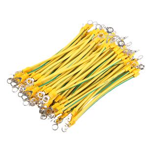 接地线黄绿双色光伏接地线桥架跨接线软铜线配电房小黄线连接线