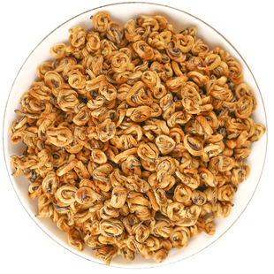 凤庆滇红特级红茶金螺滇红浓香型生态单芽云南散装蜜香黄金螺250g