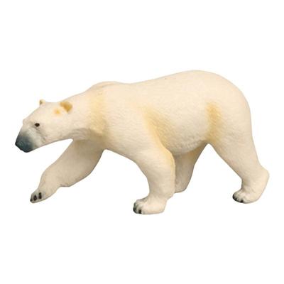 儿童仿真动物实心北极熊模型
