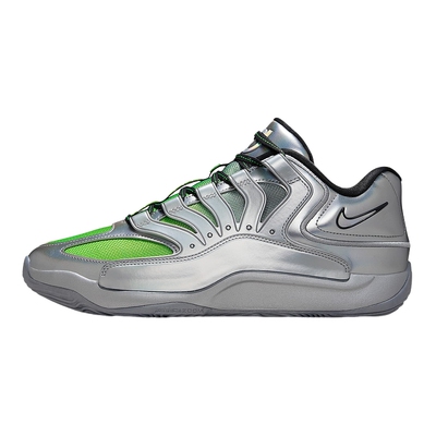 NIKE耐克男鞋夏新款杜兰特KD18 EYBL银灰绿实战篮球鞋IF2518-001