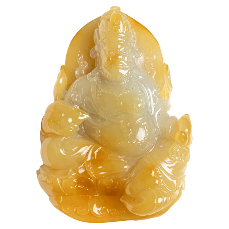 翠贵人老坑红翡财神如意吊坠