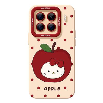 适用小米15手机壳女款14pro保护套新款小米13ultra全包防摔12pro硅胶磨砂外壳11青春版凯蒂10por可爱手链软壳