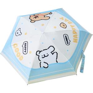 言仓线条小狗胶囊超轻伞晴雨两用