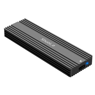 硕乐m.2固态硬盘盒子nvme/sata协议10gbps移动外接盒m2RGB硬盘盒