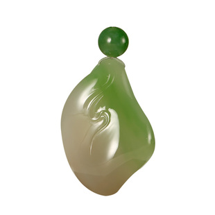 玉友和田玉随形吊坠男女款玉坠冰烟紫翠青随缘随心风生水起玉挂件