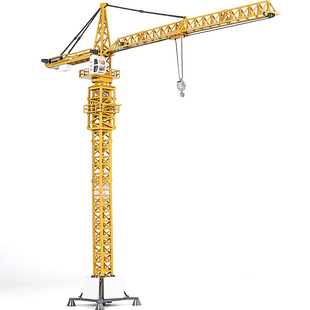 凯迪威塔吊合金塔式起重机模型重型吊车工程车仿真模型玩具车摆件