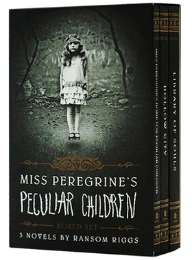 正版怪屋女孩三部曲英文原版小说 Miss Peregrine’s Peculiar Children Boxed Set 佩小姐的奇幻城堡 英文版进口科幻惊悚电影原著