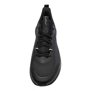 李宁 SOFT GO3全黑包裹性柔软回弹低帮系带缓震运动休闲鞋AGLW001