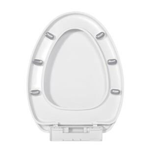 马桶盖家用通用加厚坐便器盖板缓降老式马桶坐圈厕所板盖坐垫配件