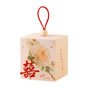 2025新款结婚喜糖盒小众高级感订婚喜糖袋独特婚礼伴手礼盒空盒子