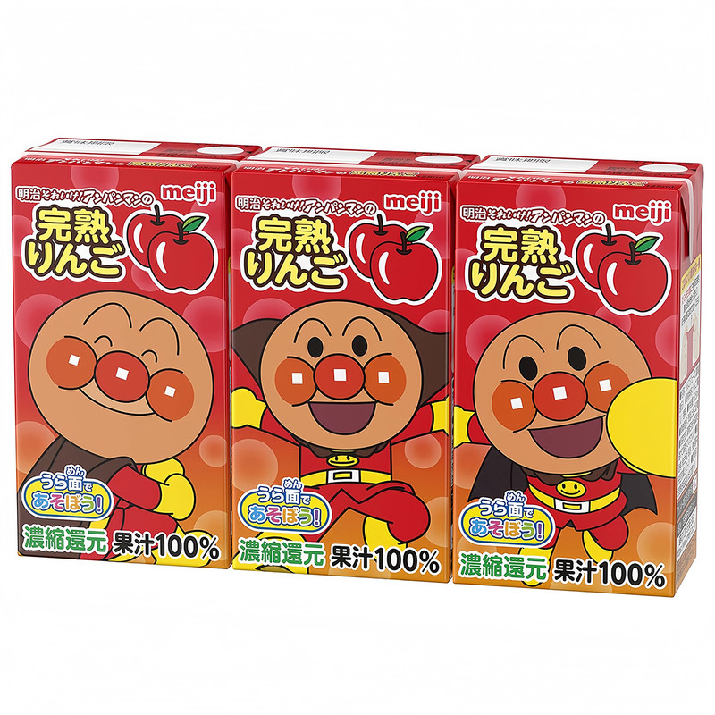 日本明治Meiji面包超人水果汁