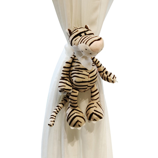 窗帘绑带绑绳装饰挂件点缀绳子带窗帘扣创意可爱森林动物扎束带