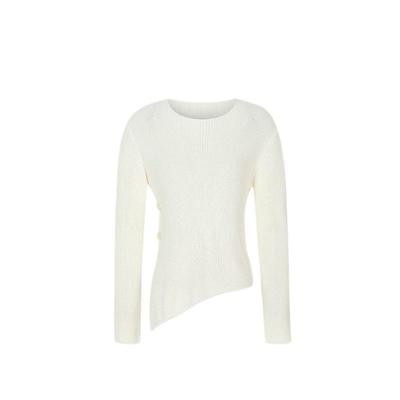 GCRUES法式镂空慵懒罩衫毛衣