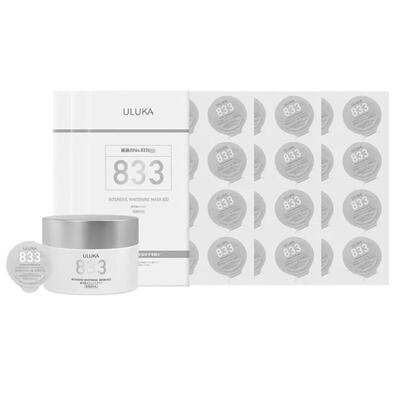 日本uluka833面膜3盒+面霜套装