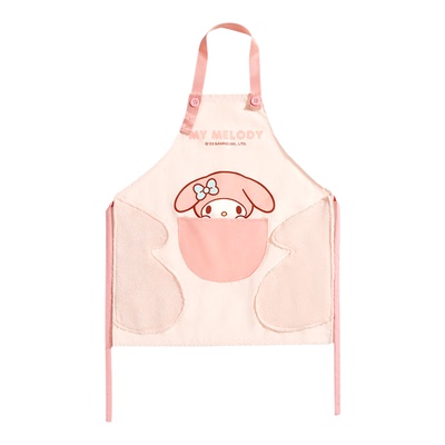 三丽鸥围裙家用防水防油厨房围裙夏季薄款上班专用工作服耐脏围裙