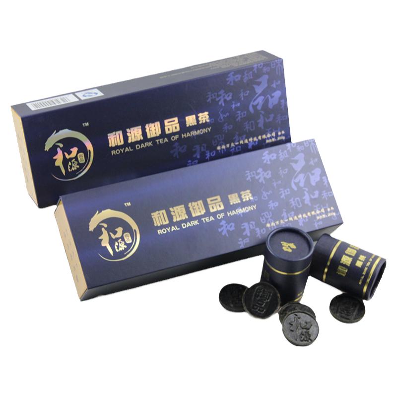 和源御品渠江薄片礼盒小币茶黑茶