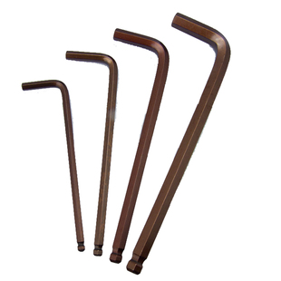 内六角螺丝刀 L型S2钢加硬球头平头扳手内六角扳手1.5mm-17mm