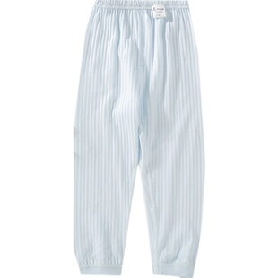 童泰春夏新款婴童网眼闭裆裤1-5岁男女宝纯棉家居薄秋裤0407