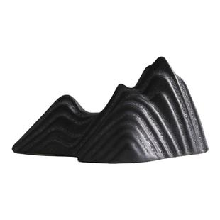 枯山禅意太湖石山形茶搁置茶宠摆件茶道配件茶针搁置架子筷子架