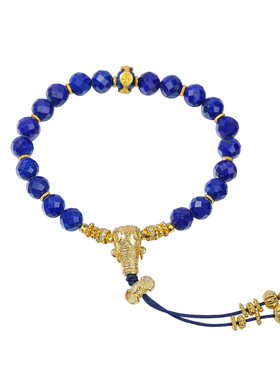 Blue hour新中式天然青金石手串收藏集女款纯银扎基拉姆手串文玩