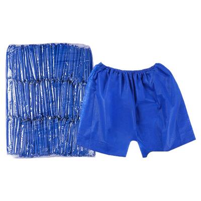 一次性短裤男加厚男女士平角内裤美容院足浴桑拿按摩四角油压裤