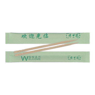 绿纸独立小包装牙签一盒1000包酒店餐厅大排档家用商用可定制印刷