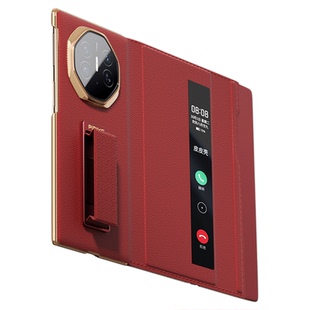【官方正品】皮皮壳适用华为matexts手机壳真皮腕带支架xt非凡大师三折叠屏男女商务用全包防摔保护套高级感